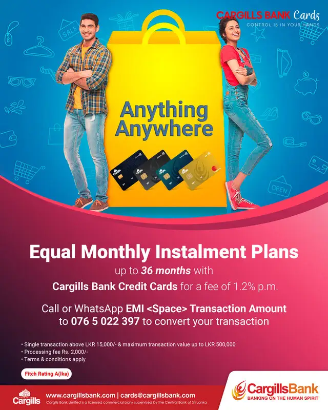 Cargills Bank offer from Cargills Bank